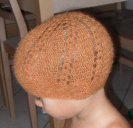 cappellino lana  e seta